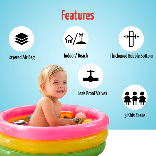 Bath Tub for Kids for 1-3 Year Olds
